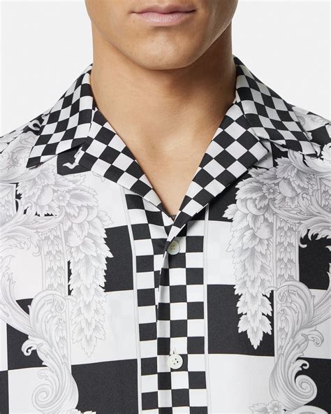 versace medusa mens clothing|Versace Medusa contrasto shirts.